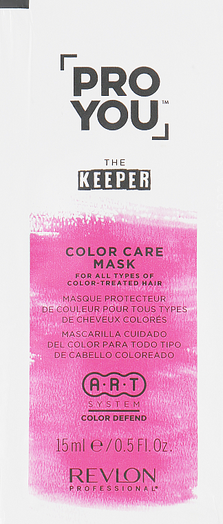 GESCHENK! Maske für coloriertes Haar - Revlon Professional Pro You Keeper Color Care Mask (Probe)  — Bild N1