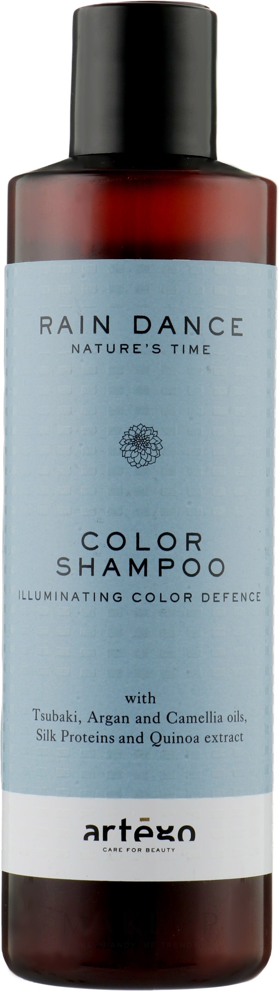 Tiefenreinigendes Shampoo für coloriertes Haar mit Arganöl und Seidenprotein - Artego Rain Dance Color Shampoo — Bild 250 ml