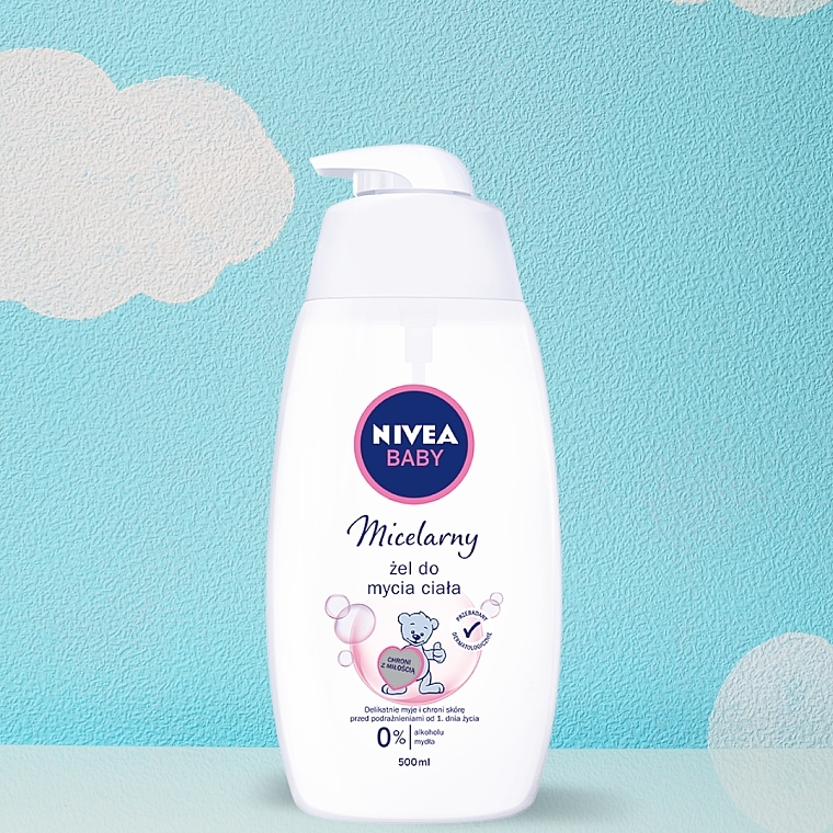 Mizellen-Duschgel für Kinder und Babys - Nivea Baby Micellar Body Wash Gel — Bild N3