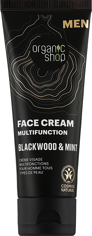 Gesichtscreme Blackwood and Mint - Organic Shop Men Face Cream — Bild N1
