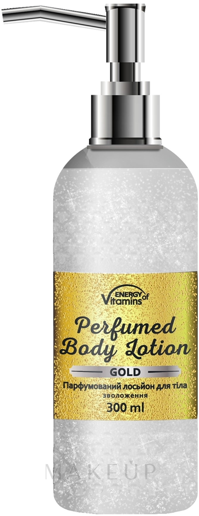 Parfümierte Körperlotion Gold - Energy of Vitamins Perfumed Gold — Bild 300 ml