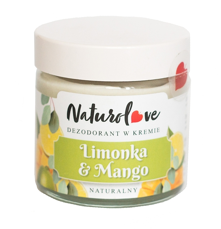 Creme-Deodorant mit Limette und Mango - Naturolove — Bild N1