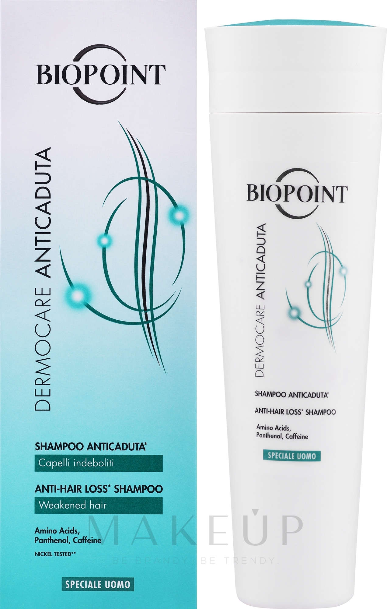 Shampoo gegen Haarausfall für Männer - Biopoint Shampoo Anticaduta Uomo — Bild 200 ml