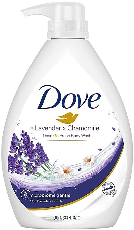 Duschgel mit Lavendel und Kamille (Pumpe) - Dove Go Fresh Lavender & Chamomile Body Wash — Bild N1