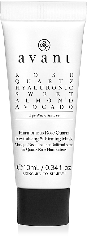 GESCHENK! Revitalisierende Straffungsmaske aus Rosenquarz - Avant Harmonious Rose Quartz Revitalising & Firming Mask — Bild N1