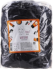 Düfte, Parfümerie und Kosmetik Einwegkappe mit doppeltem Gummiband 100 Stück schwarz - Panni Mlada