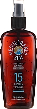 Düfte, Parfümerie und Kosmetik Bräunungsöl mit Kokosnuss SPF 15 - Mediterraneo Sun Coconut Suntan Oil Dark Tanning SPF15