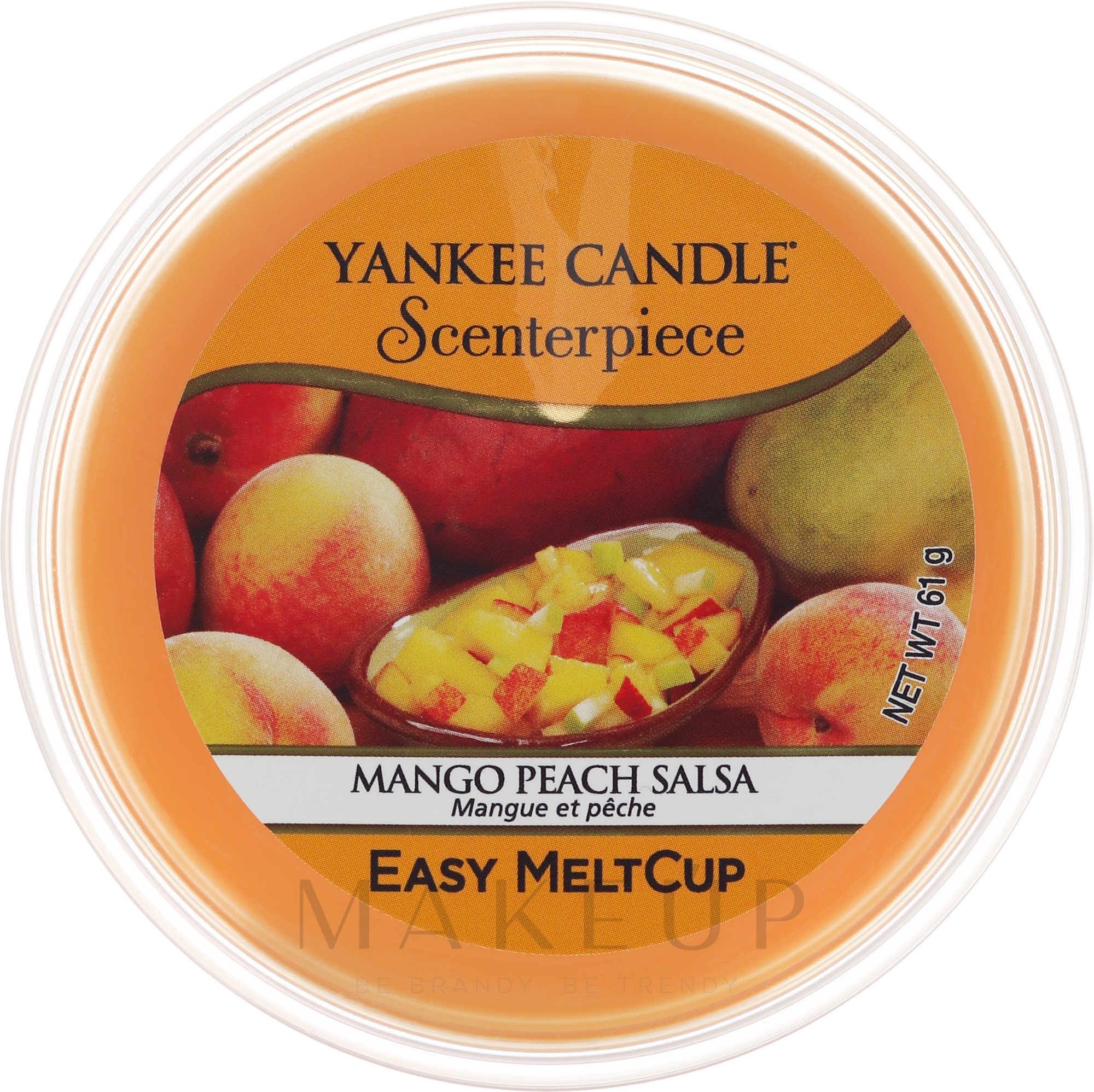 Tart-Duftwachs Mango Peach Salsa - Yankee Candle Mango Peach Salsa Melt Cup — Bild 61 g