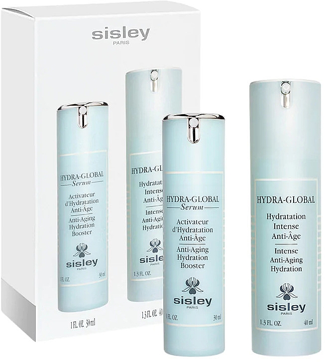 Gesichtspflegeset - Sisley Hydra-Global Moisturizing Duo (Gesichtscreme 40ml + Gesichtsserum 30ml) — Bild N1