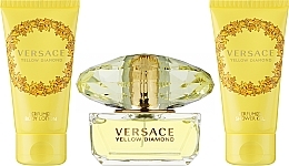 Düfte, Parfümerie und Kosmetik Versace Yellow Diamond - Duftset (Eau de Toilette 50ml + Körperlotion 50ml + Duschgel 50ml)