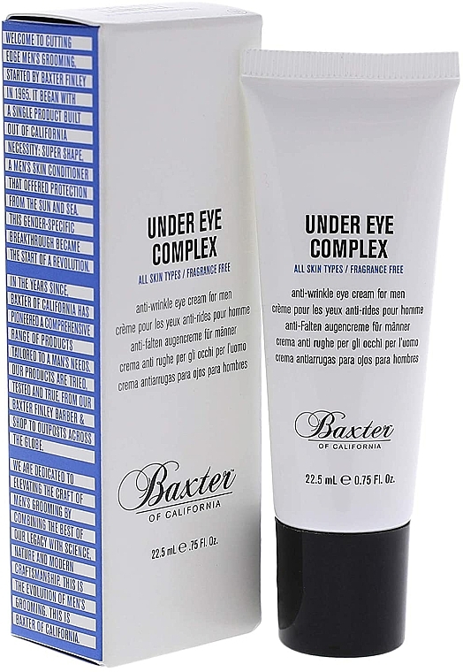 Augenkonturcreme gegen Falten für Männer - Baxter of California Under Eye Complex — Bild N1