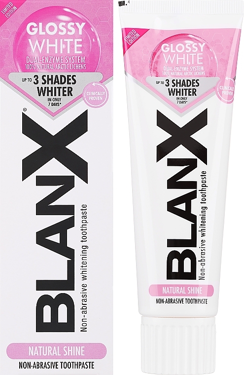 Aufhellende Zahnpasta - Blanx Glossy White Toothpaste Limited Edition — Bild N1