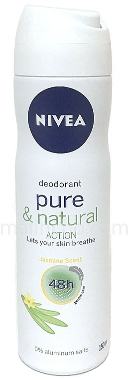 Deospray - NIVEA Deo Spray Natural & Pure Jasmine — Bild N1