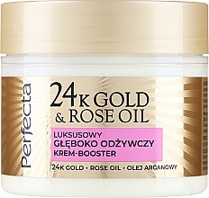 Luxuriöse und tief nährende Booster-Creme - Perfecta 24k Gold & Rose Oil Cream  — Bild N1