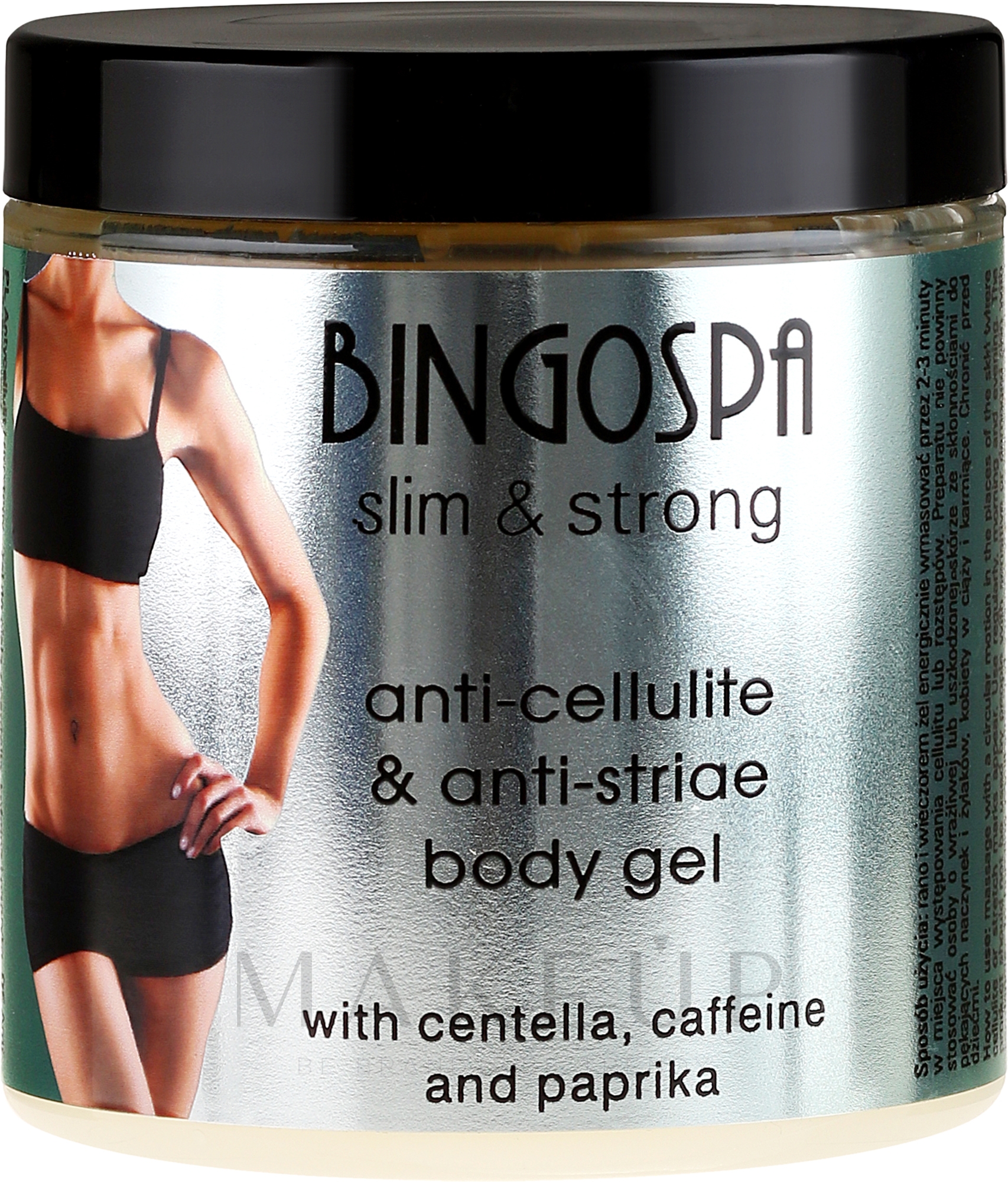 Anti-Cellulite Körpergel - BingoSpa Slim and Strong Anti Cellulite and Anti Stirae Body Gel — Bild 250 g