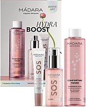 Gesichtspflegeset - Madara Cosmetics Hydra Boost Trio (Gesichtstonikum 200ml + Gesichtsgel 75ml + Gesichtscreme 15ml) — Bild N1