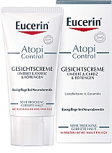 Pflegende Gesichtscreme für trockene und gereizte Haut mit Lakritzextrakt - Eucerin AtopiControl Face Care Cream — Bild N2
