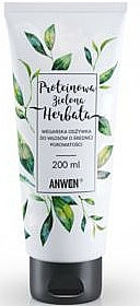Haarspülung für mittlere Porosität "Grüner Tee" - Anwen Protein Vegan Conditioner for Hair with Medium Porosity Green Tea — Bild N1
