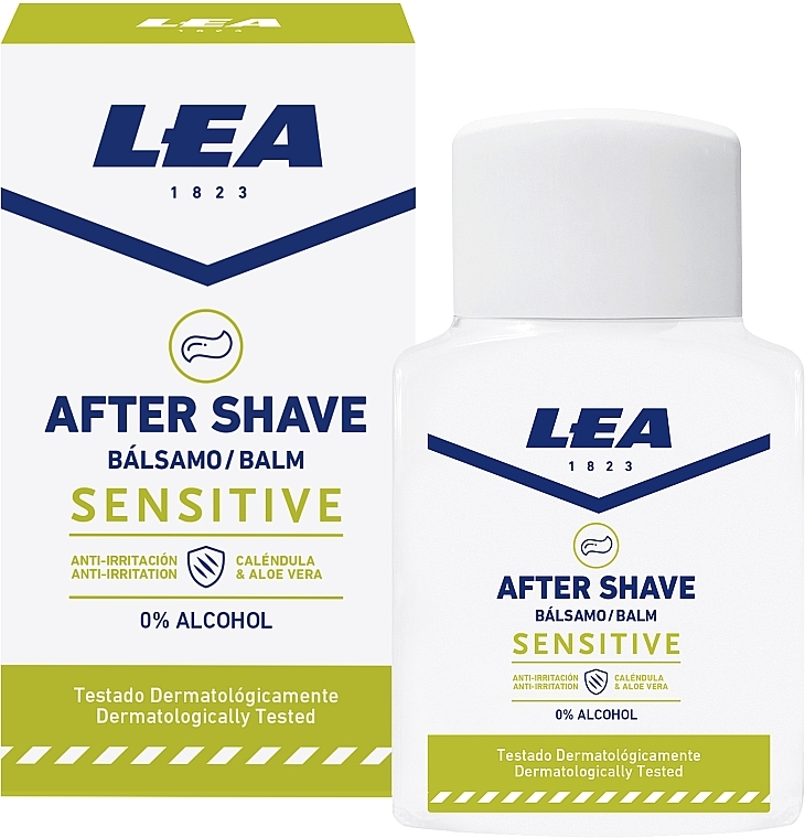 Aftershave Balsam  - Lea Sensitive After Shave Balm — Bild N1