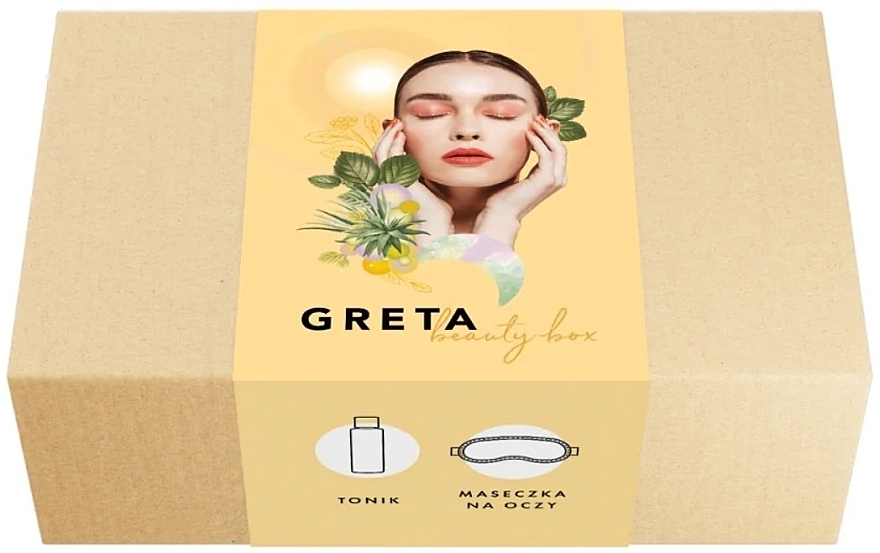 Olivia Plum Greta Beauty Box (Gesichtstoner 100ml + Augenmaske 1 St.)  - Set — Bild N1