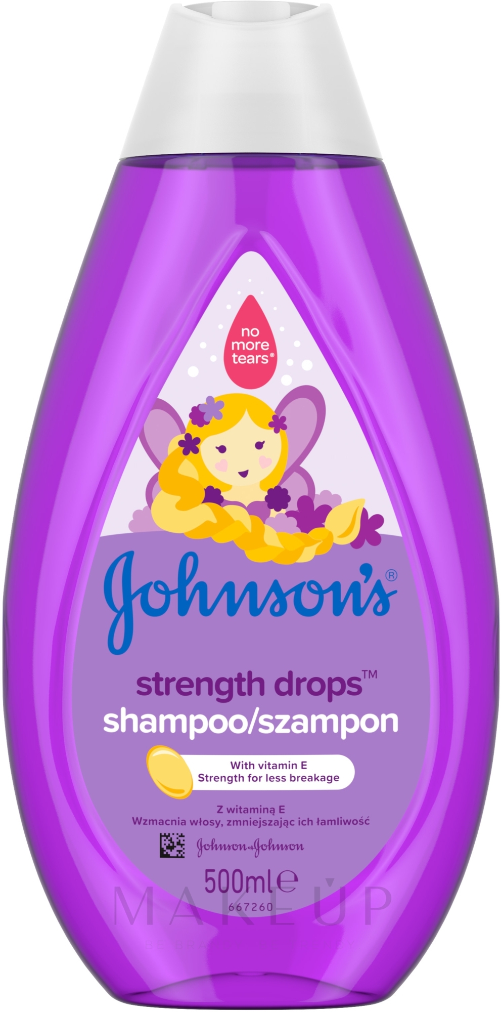 Stärkendes Shampoo für Kinder mit Vitamin E - Johnson’s Baby Strenght Drops — Bild 500 ml