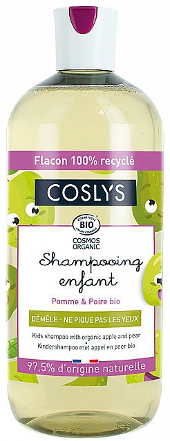 Babyshampoo mit Apfel und Birne - Coslys Organic Cosmetics Child Shampoo Apple And Pear — Bild N1
