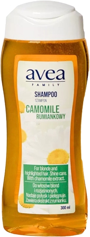 Avea Camomile Shampoo  - Shampoo mit Kamille für blondes und gebleichtes Haar  — Bild N1