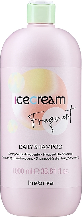 Ultra-sanftes Shampoo mit präbiotischem Komplex - Inebrya Frequent Ice Cream Daily Shampoo — Bild N1