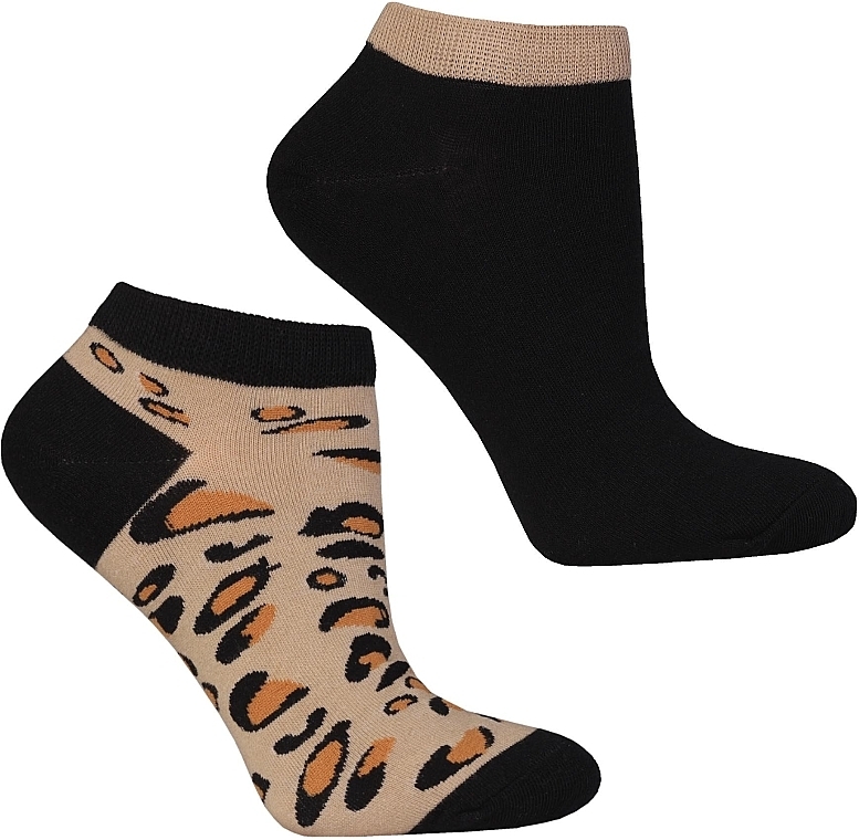 Kurze Damensocken CSD240-076 Leopard - Moraj — Bild N1