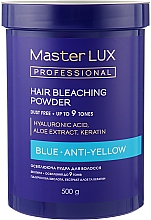 Aufhellende Haarpulver - Master LUX Professional Blue Hair Bleaching Powder — Bild N1