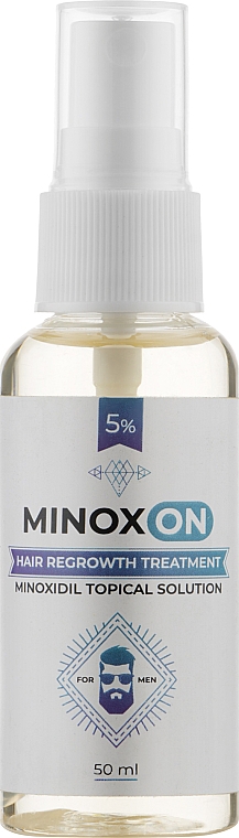 Lotion für das Haarwachstum 5% - Minoxon Hair Regrowth Treatment Minoxidil Topical Solution 5% — Bild N1