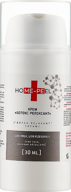 Creme für Gesicht, Hals und Dekolleté - Home-Peel Botox-Relaxant Cream — Bild N1