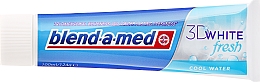 Zahnpasta 3D White Fresh Cool Water - Blend-a-med 3D White Fresh Cool Water Toothpaste — Bild N2
