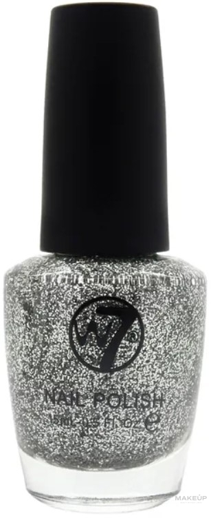 Nagellack - W7 Glitter Nail Polish — Bild 05 - Silver Dazzle