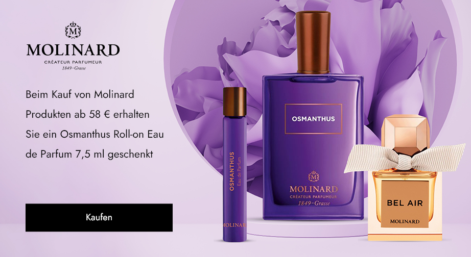 Beim Kauf von Molinard Produkten ab 58 € erhalten Sie ein Osmanthus Roll-on Eau de Parfum 7,5 ml geschenkt