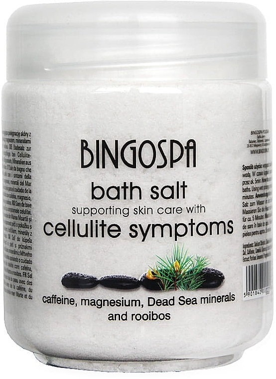 Anti-Cellulite Badesalz mit Rooibos und Mineralien aus dem Toten Meer - BingoSpa Salt With Minerals