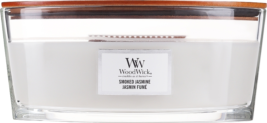 Duftkerze im Glas Smoked Jasmine - Woodwick Hearthwick Flame Ellipse Candle Smoked Jasmine — Bild N3
