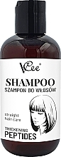 Shampoo mit Peptiden für glattes Haar - VCee Thickening Shampoo For Straight Hair With Peptides — Bild N1