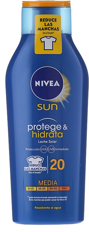 Feuchtigkeitsspendende Sonnenschutzlotion SPF 20 - NIVEA Sun Protect & Moisture Sun Lotion SPF20 — Bild N7