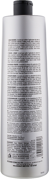 Entwicklerlotion 20 Vol (6%) - Echosline Hydrogen Peroxide Stabilized Cream 20 vol (6%) — Foto N10