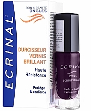 Düfte, Parfümerie und Kosmetik Nagelpflegeset - Ecrinal Violine Tentation (Nagelüberlack 10ml + Nagellack 6ml)