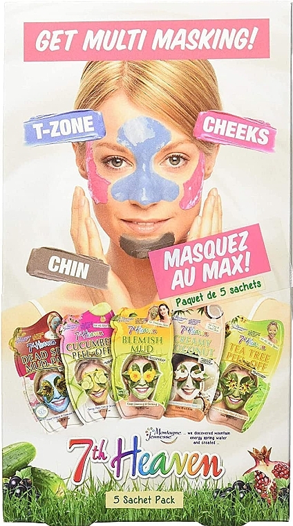 Gesichtsmasken-Set 5 St. - 7th Heaven Multi Masking Multipack — Bild N1