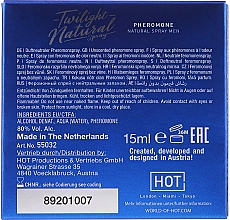 Duftneutraler Pheromonspray für Männer - Hot Twilight Pheromone Natural Spray Men — Bild N3