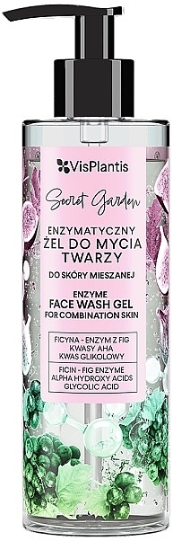 Enzym-Reinigungsgel für Mischhaut - Vis Plantis Secret Garden Enzyme Face Wash Gel — Bild N1