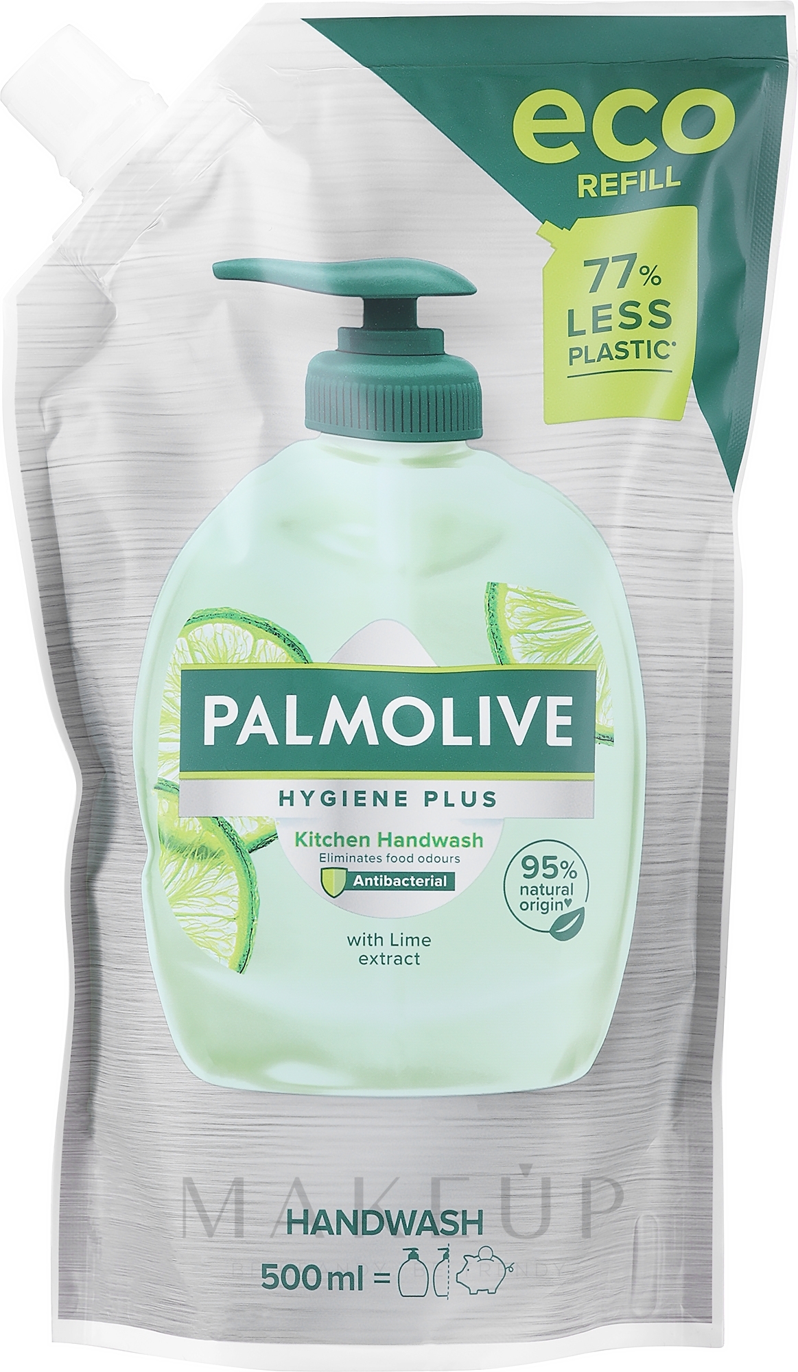 Flüssigseife mit Limetten-Extrakt - Palmolive Kitchen Hand Wash (Doypack) — Bild 500 ml