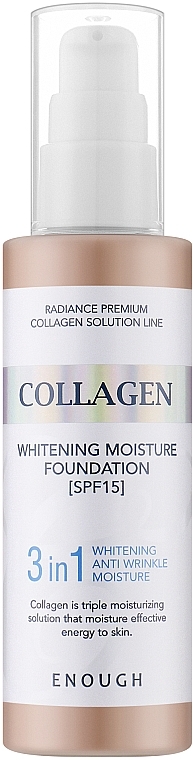 3in1 Foundation mit Kollagen - Enough 3in1 Collagen Whitening Moisture Foundation SPF15 — Bild N1