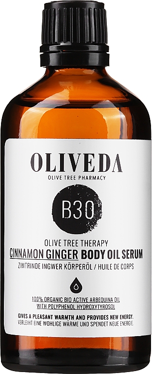 Körperöl Zimt und Ingwer - Oliveda B30 Relaxing Body Oil Cinnamon Ginger — Bild N1