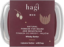 Düfte, Parfümerie und Kosmetik Pomade für Bart - Hagi Men Whiskey Barber Pomade
