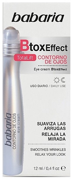 Augencreme mit Botox-Effekt - Babaria Botox Effect Eye Cream — Bild N1