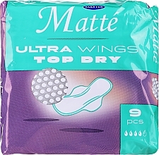 Düfte, Parfümerie und Kosmetik Damenbinden mit Flügeln 9 St. - Mattes Ultra Wings Top Dry